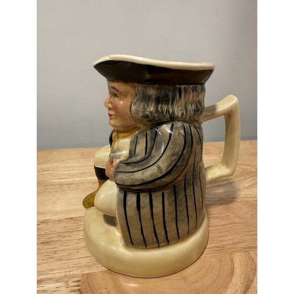 Wood Potters of Burslem Handpainted Toby /Character Jug Man w Ale JL - Picture 11 of 11